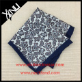 Hand Rolled Paisley Wool Silk Custom Print Wholesale Pocket Squares for Men